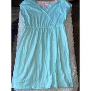 Circo Girls Sz. 14/16 Pale Turquoise Knit Dress. Cute, Exc. Condition